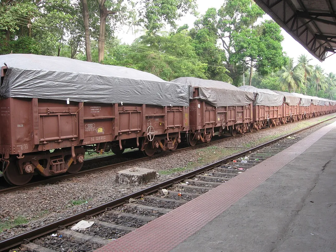Train Carrying Iron Ore to Marmagao Port