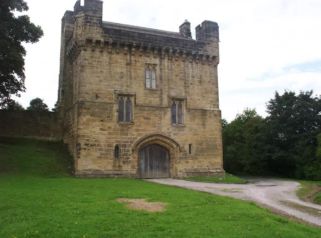 The gatehouse of Morpeth Castle - the only intact remnants of what began life as a motte-and-bailey fortification. Morpeth Castle is a Scheduled Ancient Monument and a Grade I listed building at Morpeth, Northumberland, in northeast England.