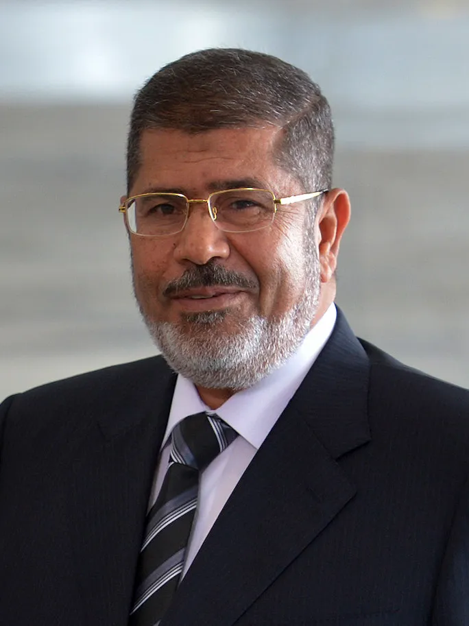 A presidenta brasileira, Dilma Rousseff recebe, no Palácio do Planalto, o presidente egípcio, Mohamed Morsi