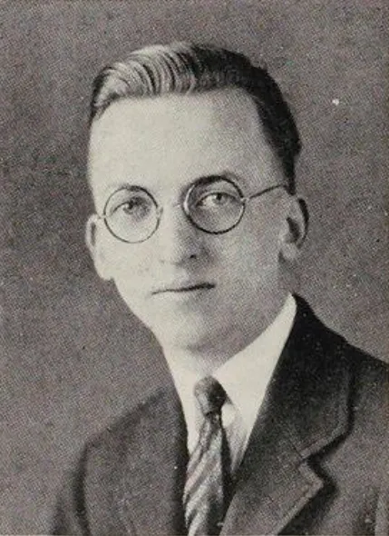 Photo of Alfred Mosher Butts in the 1924 UPenn yearbook