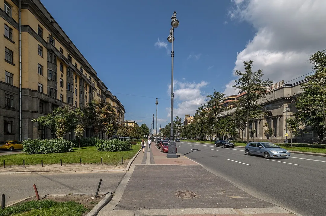 Moskovsky Avenue in Saint Petersburg