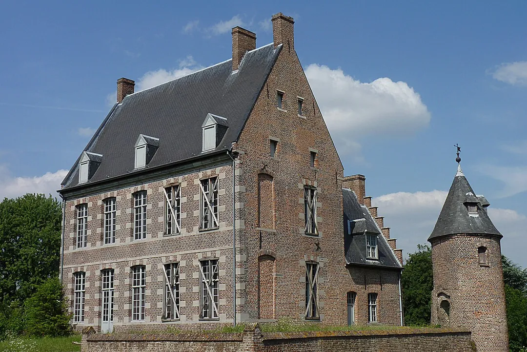 Castle of the Counts in Mouscron, Belgium.
