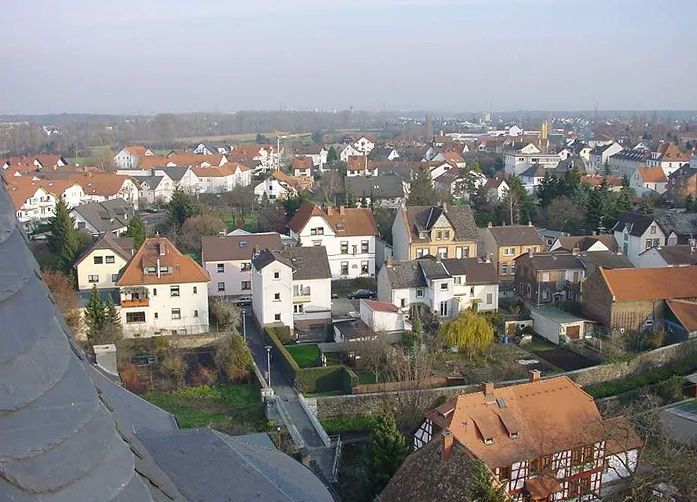 Blick von St. Markus in Muehlheim am Main, Ost