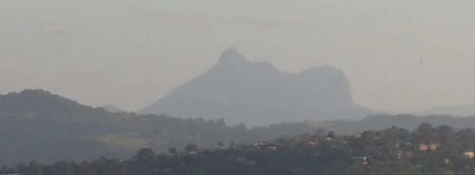 Mt. Warning, Murwillumbah, NSW, Australia, seen from Tweed River