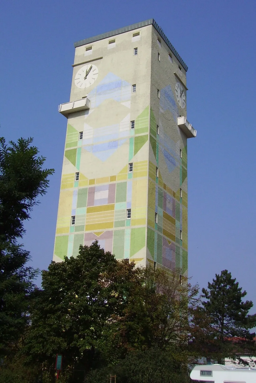 Water tower, Mutterstadt in Rheinland-Pfalz (Germany)