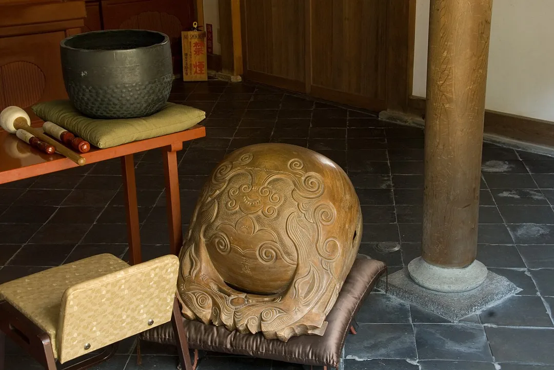 Jochi-ji, Kita-Kamakura, A Wooden Bell (mokugyō, or wooden fish (木魚))