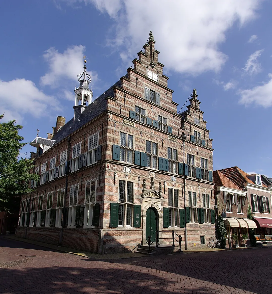 Das Rathaus von Naarden, Niederlande