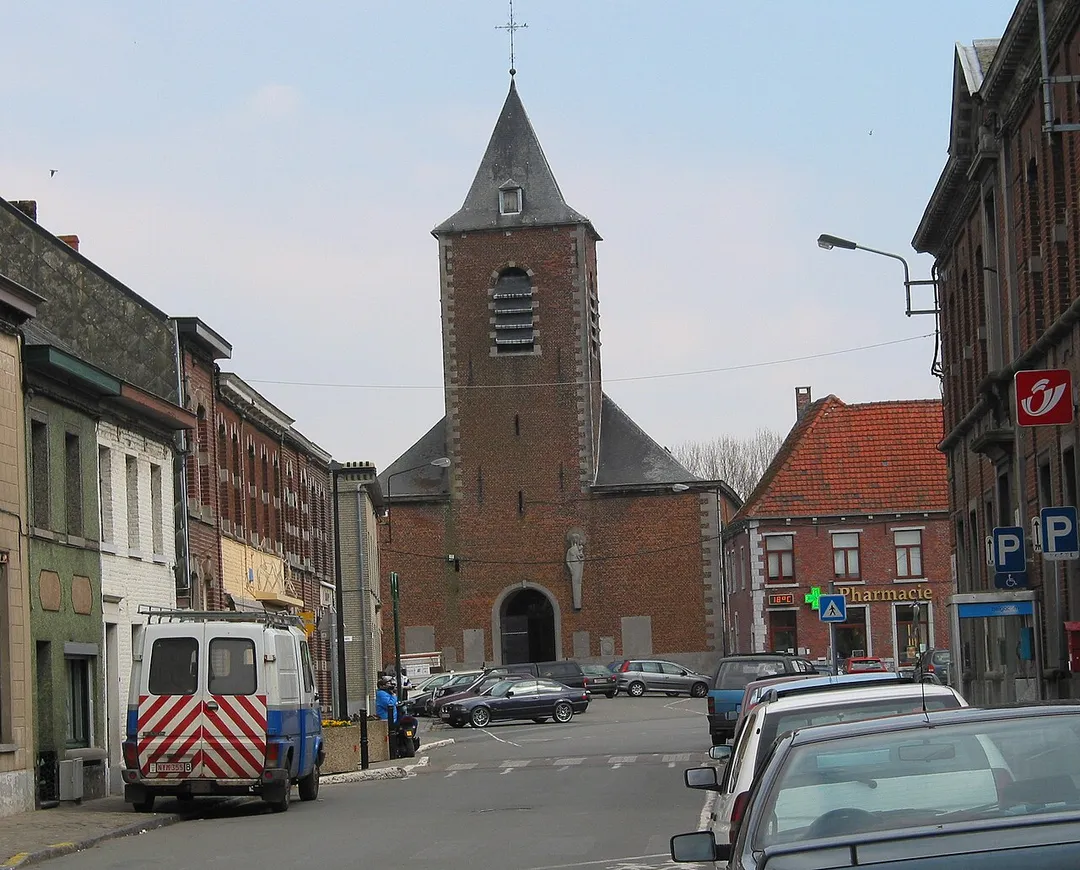 Naast (Belgium), the Saint Martins' church (XVIIIth century).