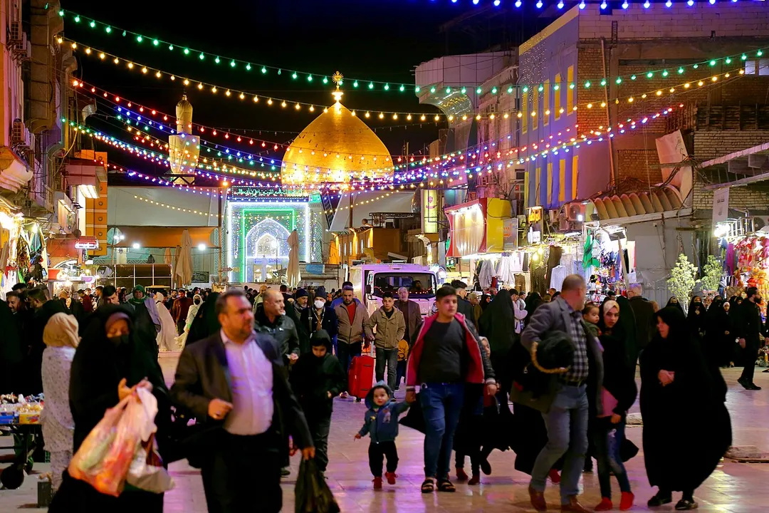 Imam Ali Holy Shrine, Najaf, Iraq - February 2022 - Photo by: Safa Daneshvar