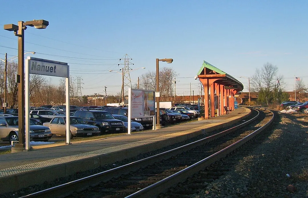 Nanuet, NY, USA, station along Pascack Valley Line
