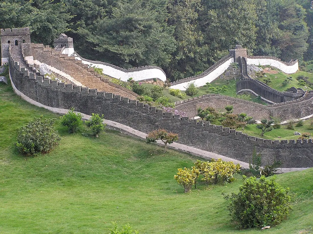 This is a photo of miniature Forbidden City in Splendid China theme park, Shenzhen