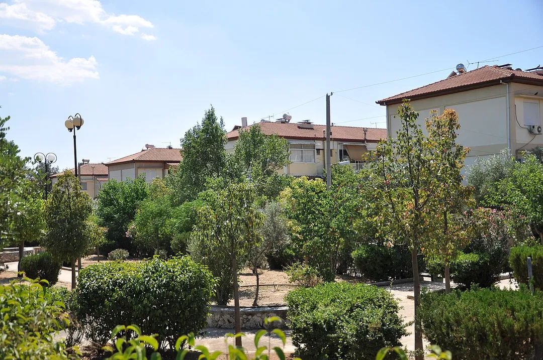 Nea Filadelfia - typical worker's housing
