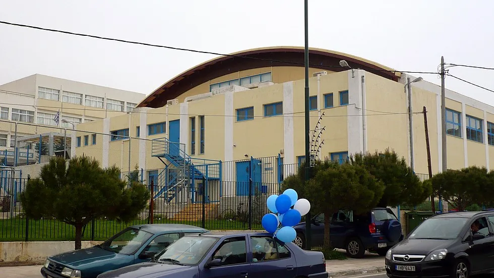 The above picture depicts the training hall at Nea Penteli.