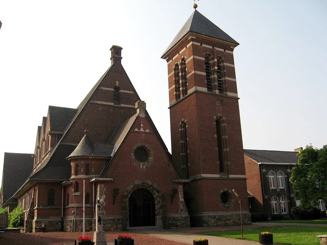 Church of the Holy Cross in Neerwinden, Landen, Flemish Brabant, Belgium