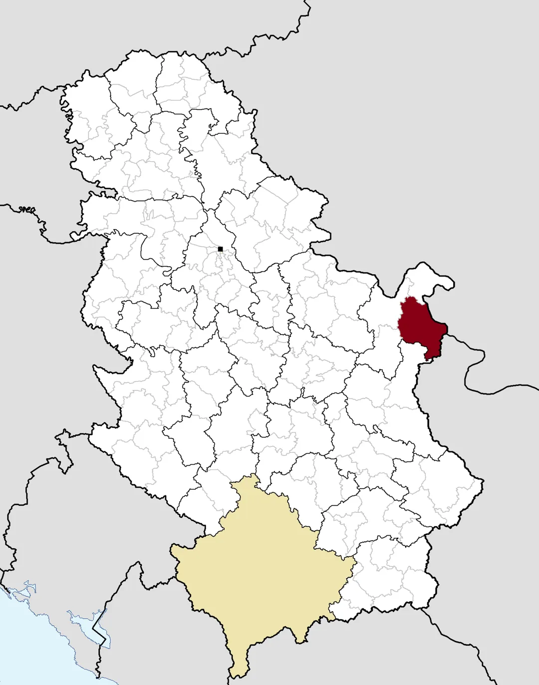 Municipal location in Serbia