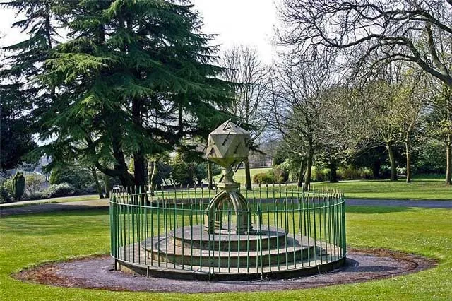 Sundial in Marsden Park, Nelson, Lancashire