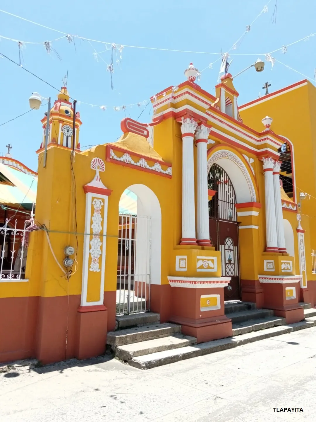 Templo católico de Santa María Nepopualco, Huejotzingo, Puebla.