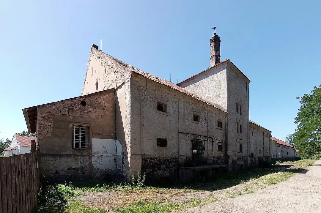 Former brewery in Lobkovice, Mělník District, Central Bohemian Region, Czechia