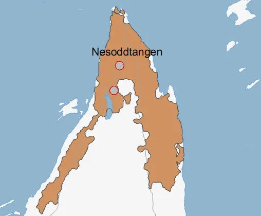 Urban area of Nesodden 2005