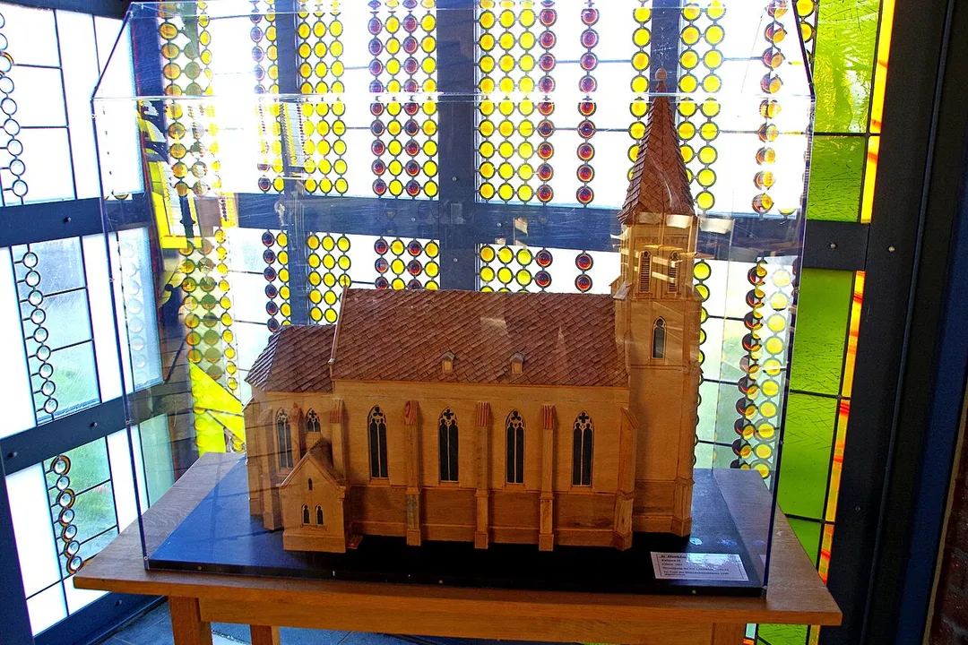 Matthäuskapelle (Neu-Pattern), Modell der ehemalige Kirche St. Matthäus