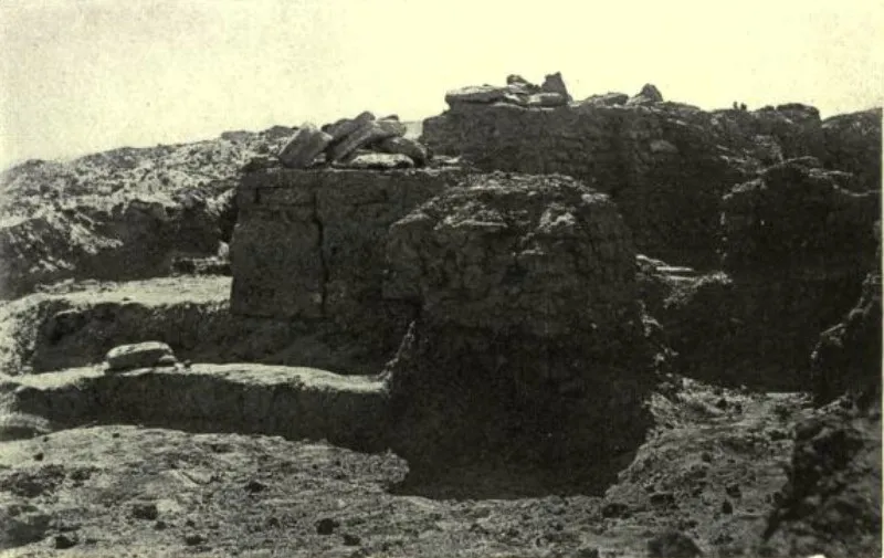 Photo of a ruined church near Wadi Halfa, Sudan