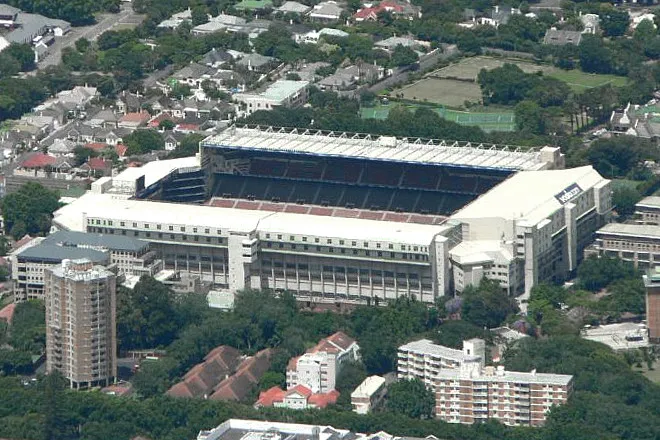 Newlands Stadium in Cape Town, South Africa