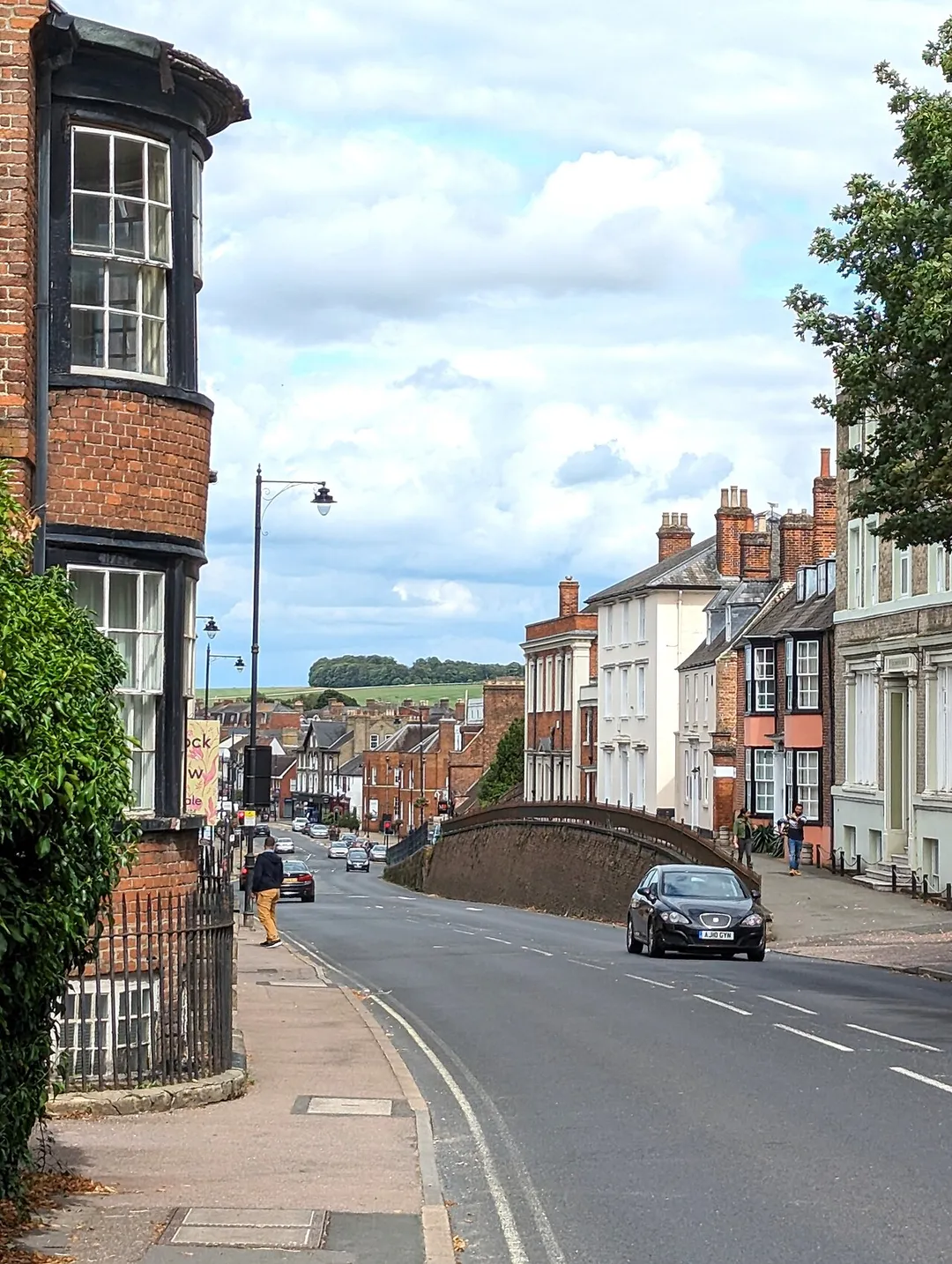 A view down Newmarket High Street