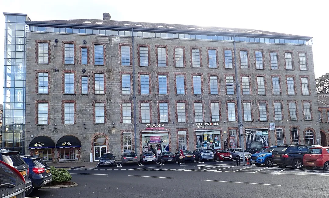Drumalane Mill, now part of The Quays Shopping Centre, Newry