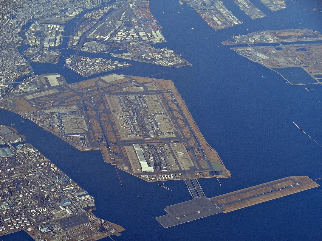 東京国際空港全体の空中写真（2024年）