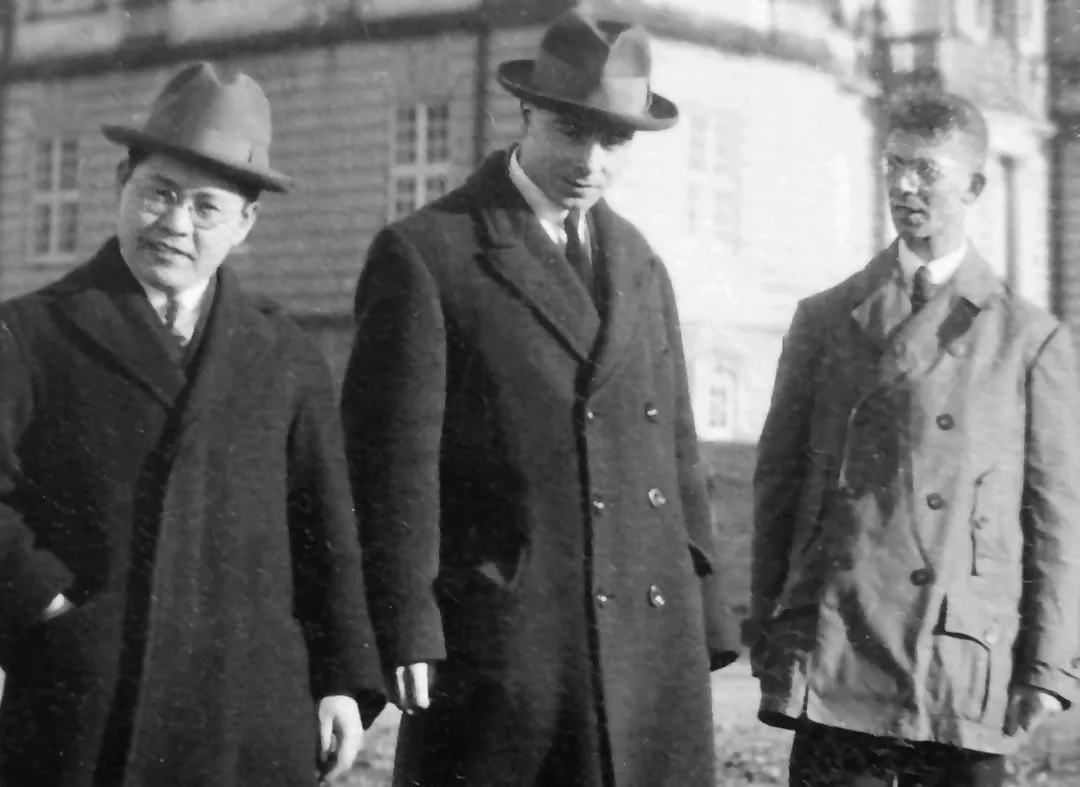 Yoshio Nishina, L. H. Thomas and Friedrich Hund (Copenhagen 1926)