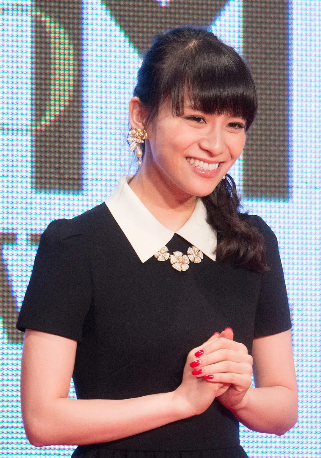 Ayaka Nishiwaki at the 28th Tokyo International Film Festival (2015).