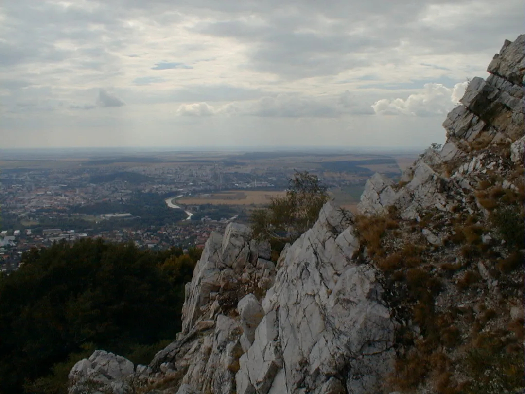 Blick vom Zobor (588m) auf Nitra