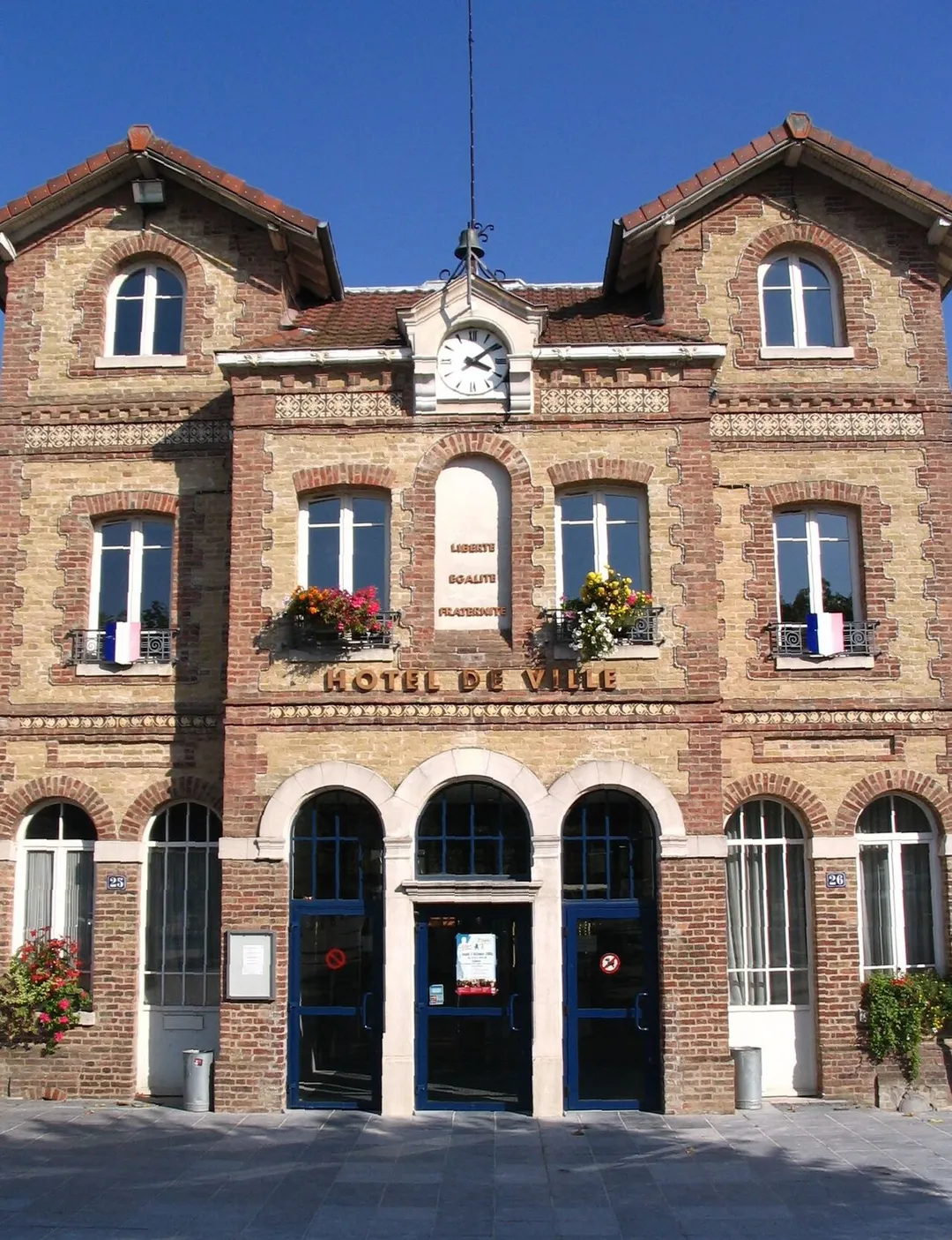 The town hall of Noisiel, Seine-et-Marne, France.