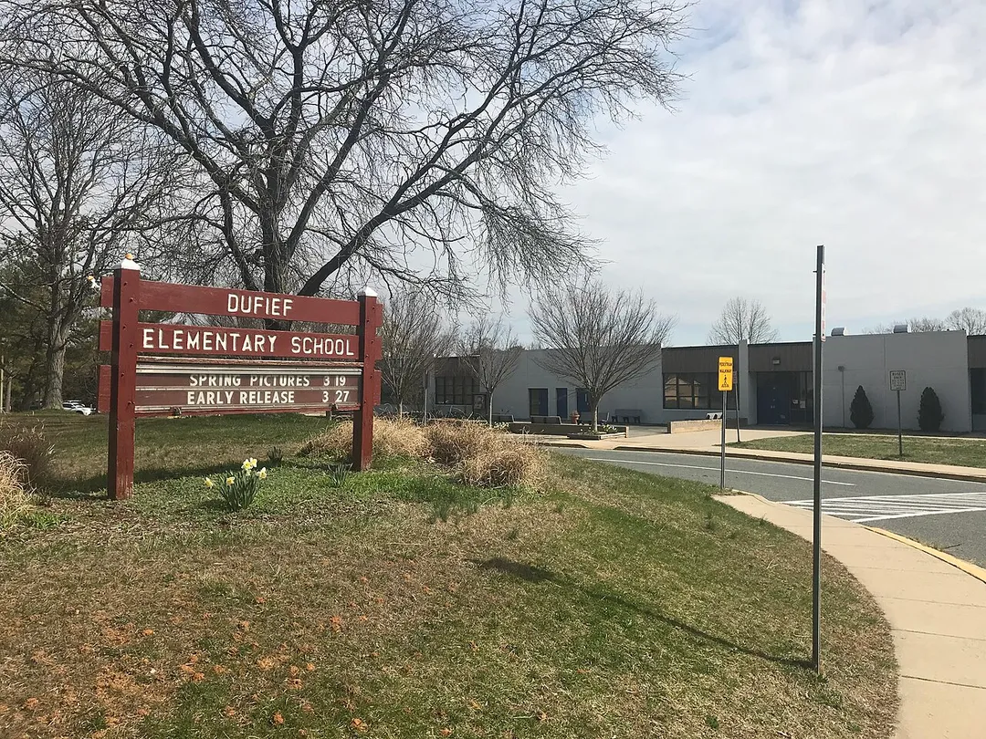 Dufief Elementary School in North Potomac, Maryland, USA
