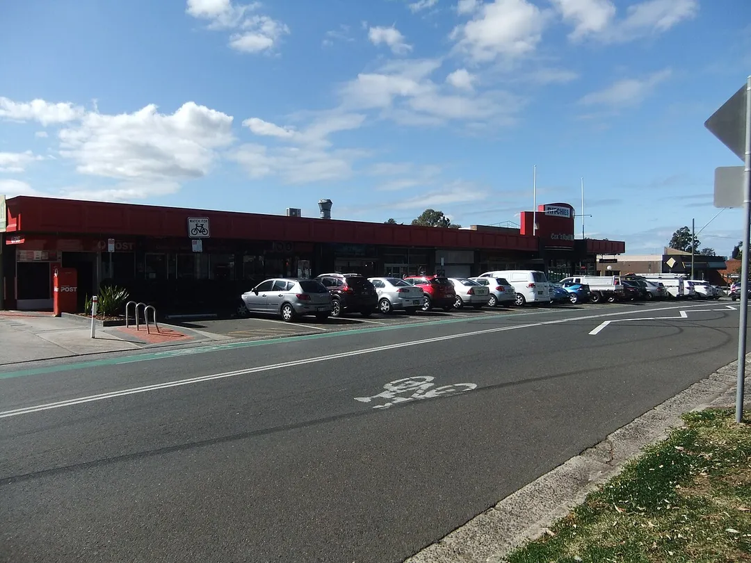 View of Cox's Rd Mall