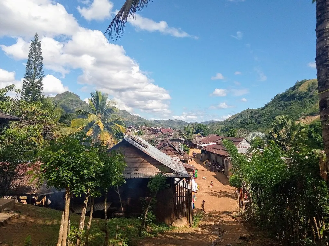 Village d'Androrangavola, district de Nosy Varika