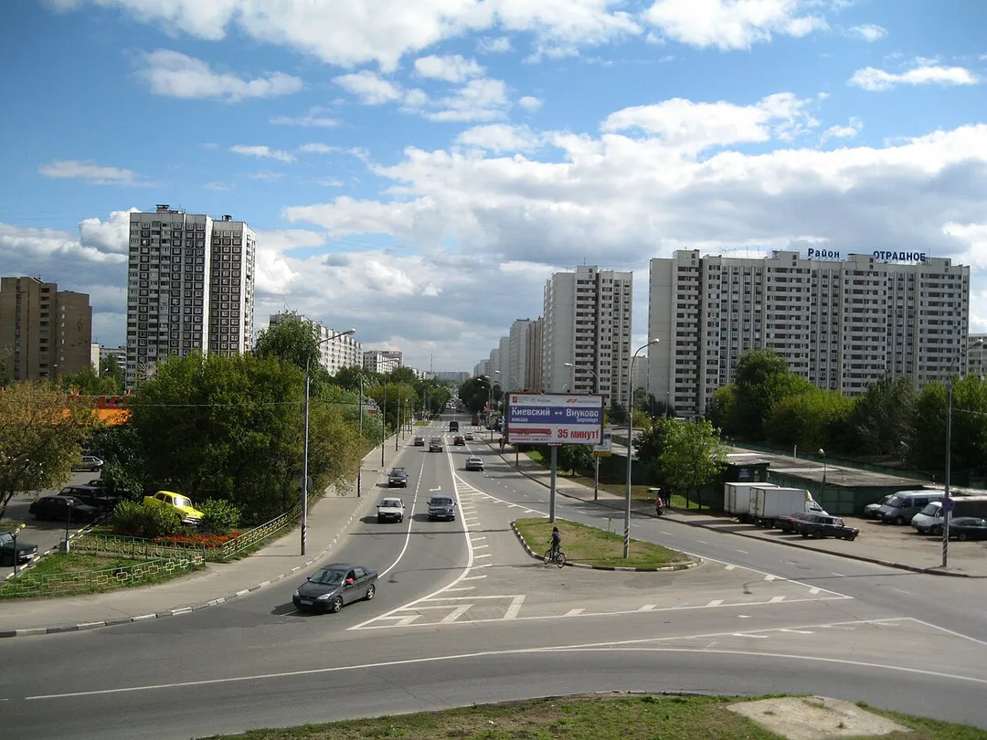 Dekabristov street in Moscow, Russia