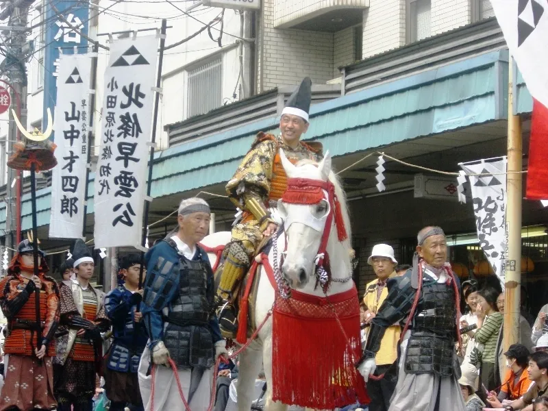 "Odawara Houjyo-godai festival" parade. Lord(sodier)
