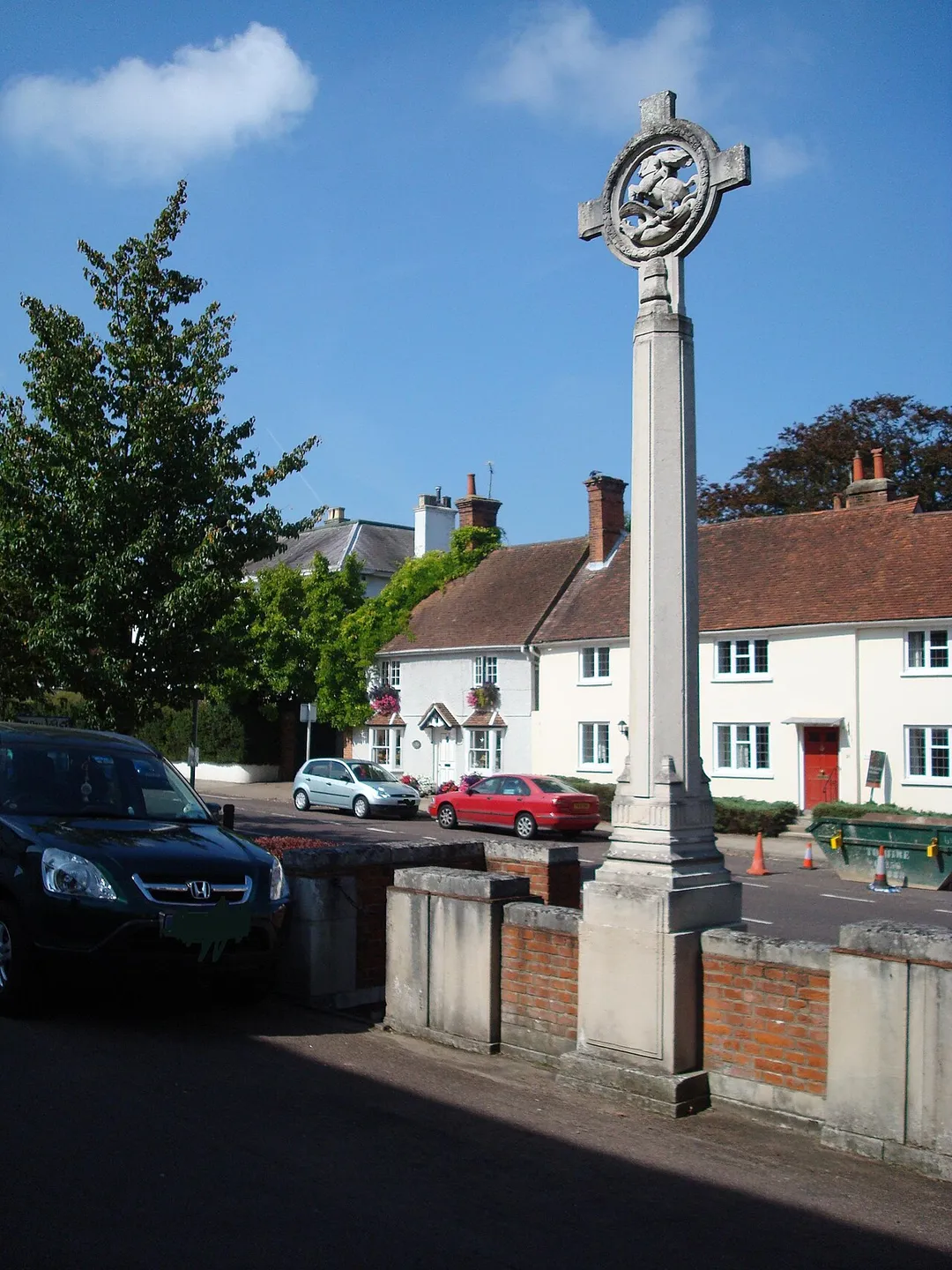 The war memorial in Odiham - a historic village and large civil parish in the Hart district of Hampshire, England. S Knights, Oct 2007, my pic