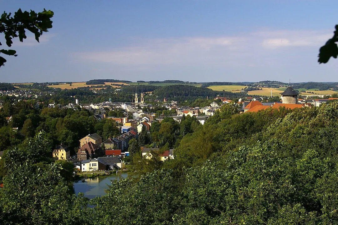 Oelsnitz/V. Ansicht von Osten