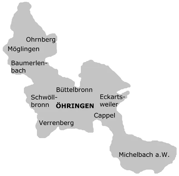 Öhringen Stadtteile