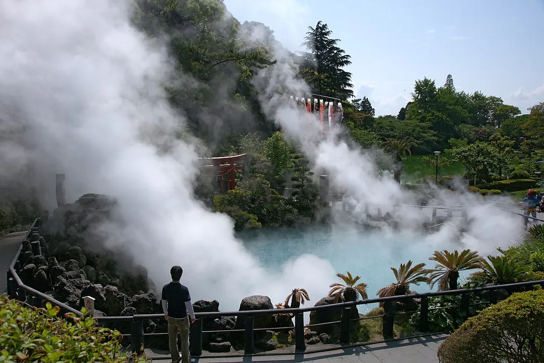 Umi Jigoku of Beppu Jigokumeguri, Beppu, Oita prefecture, Japan