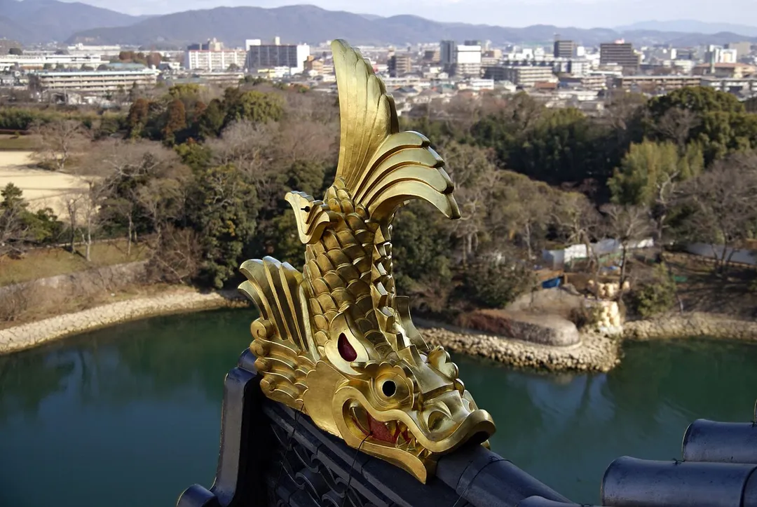 Okayama Castle in Okayama, Okayama prefecture, Japan