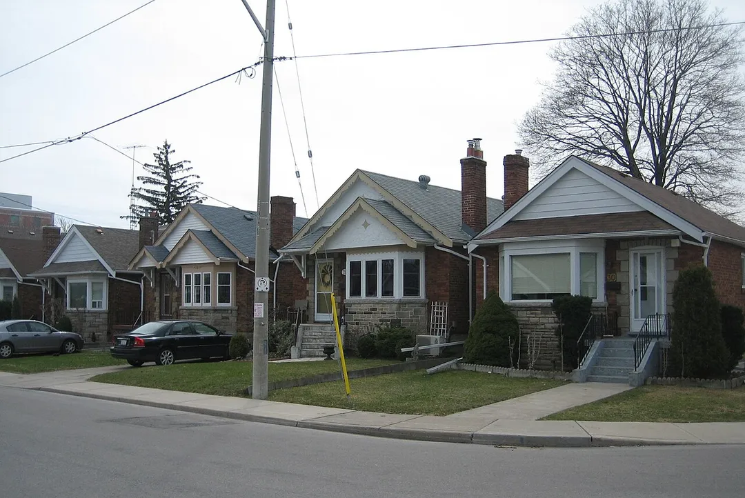 Bungalows in Old East York