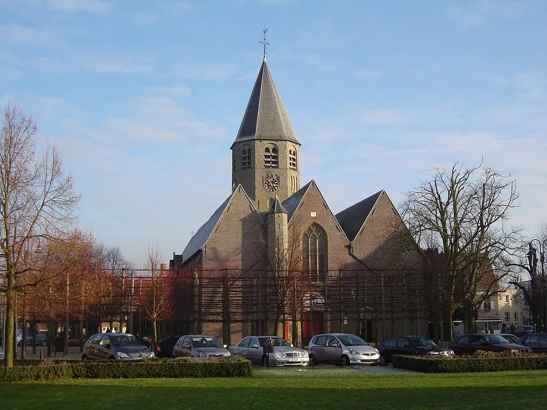 Church of Saint Peter in Oostkamp. Oostkamp, West Flanders, Belgium