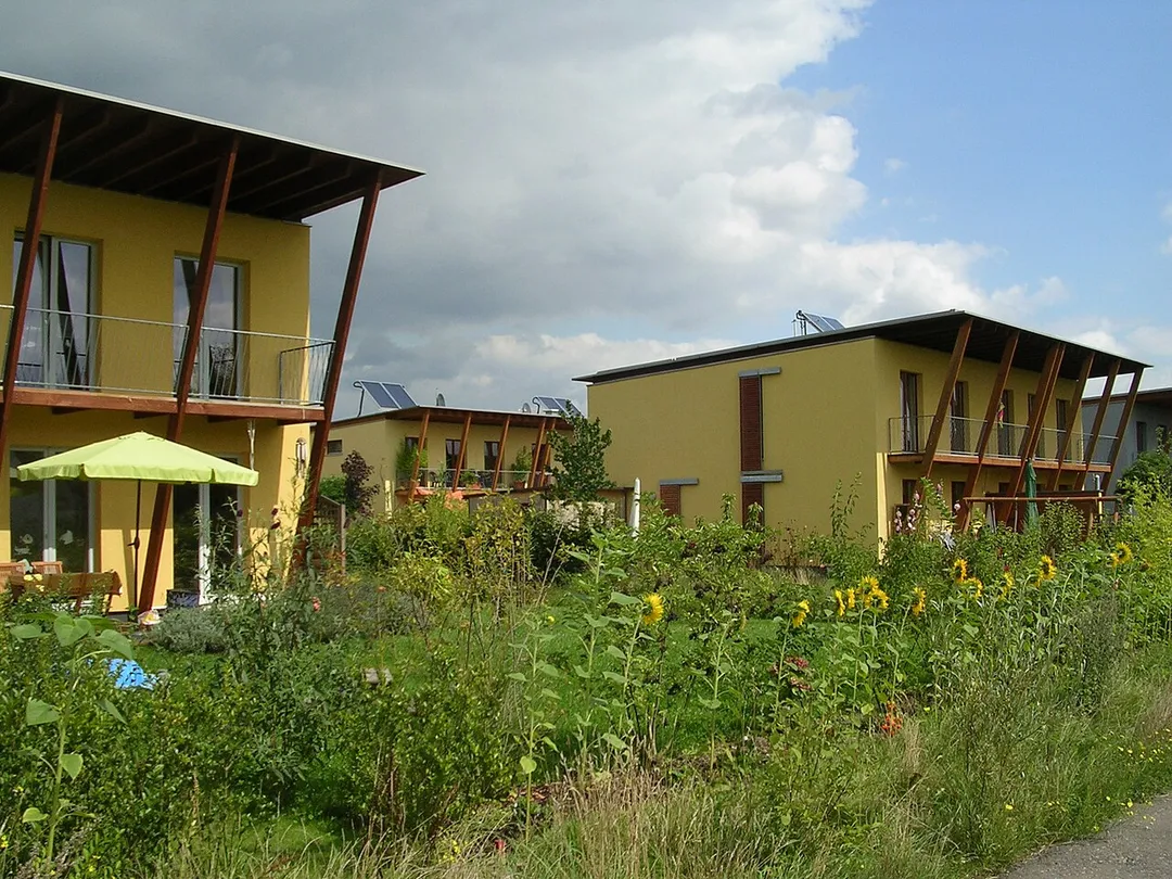 Krefeld-Oppum (North Rhine-Westphalia, Germany): Solarsiedlung Fungendonk