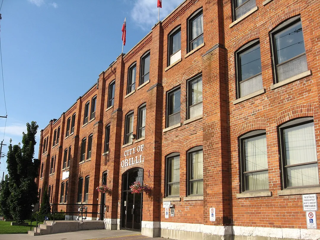 Orillia City Hall, Orillia, Ontario, Canada.