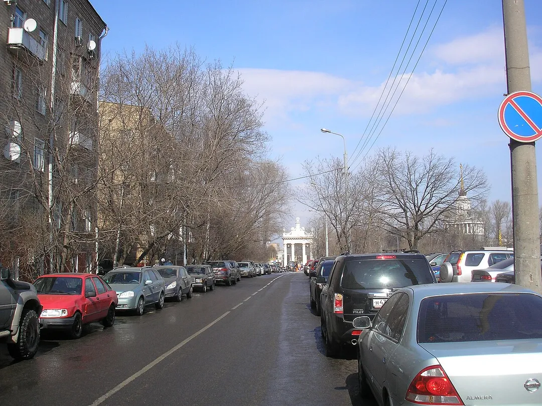 Fifth lane Ostankinskiy, Moscow.