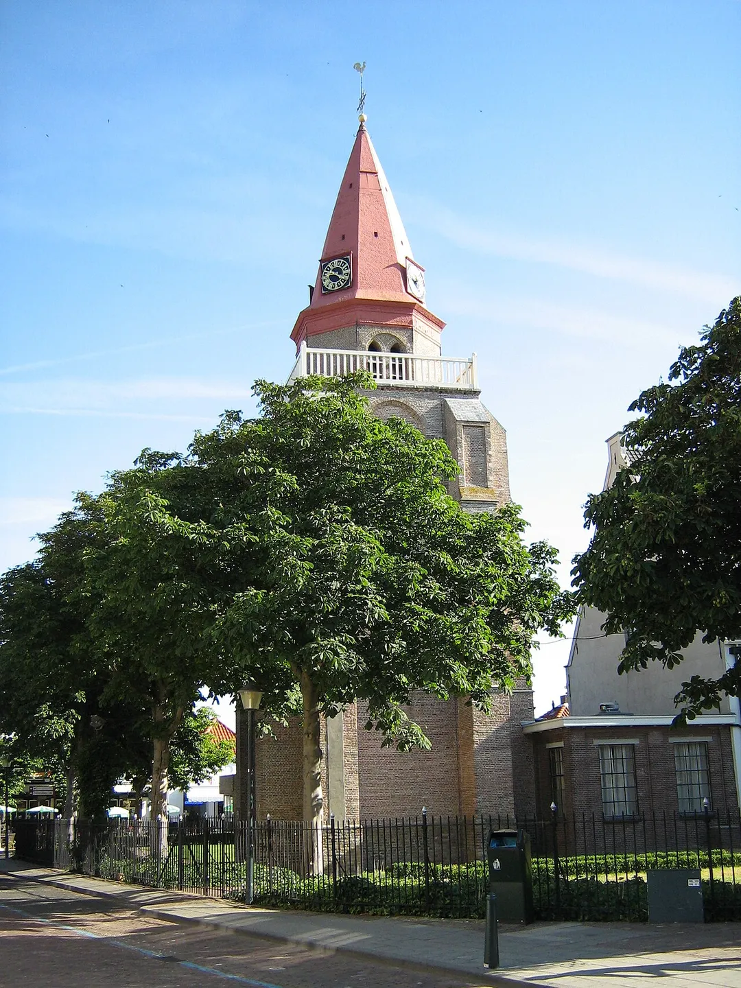 The tower in the centre of Ouddorp, The Netherlands.