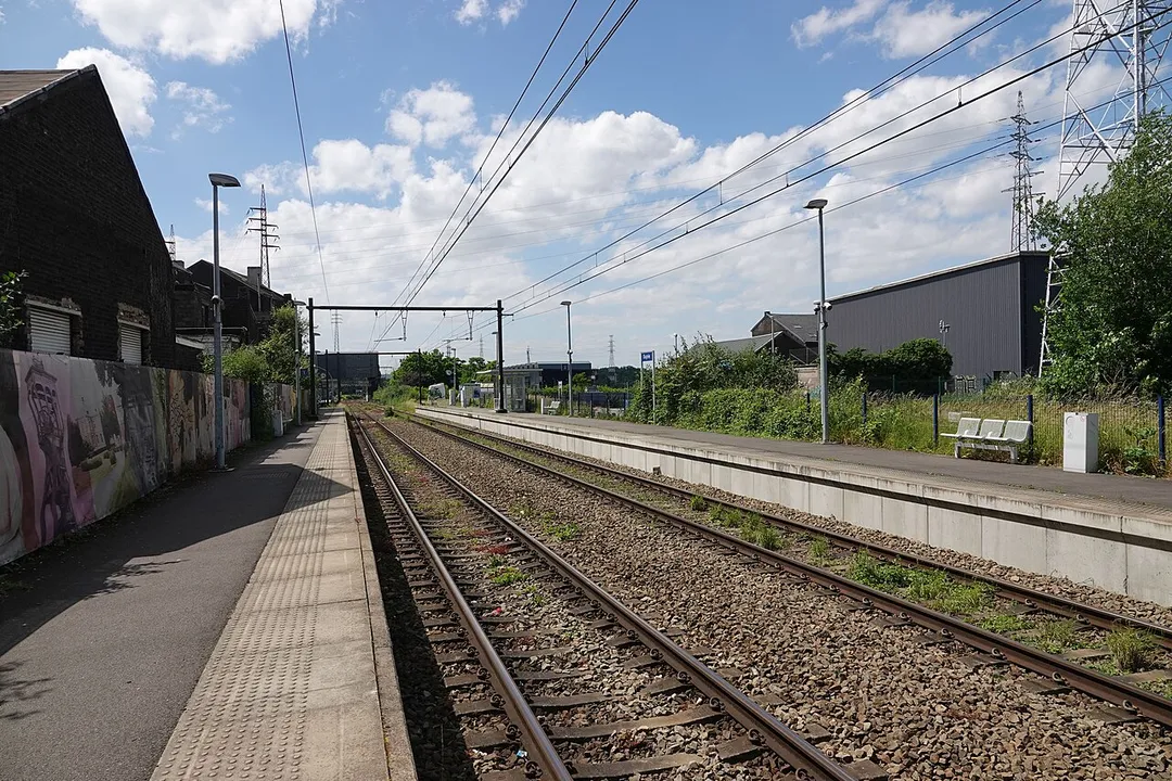 Ougrée train station in Belgium.